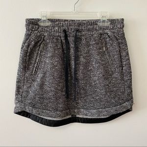 SALT & PEPPER MINI HIGH WAISTED LOUNGEWEAR SKIRT